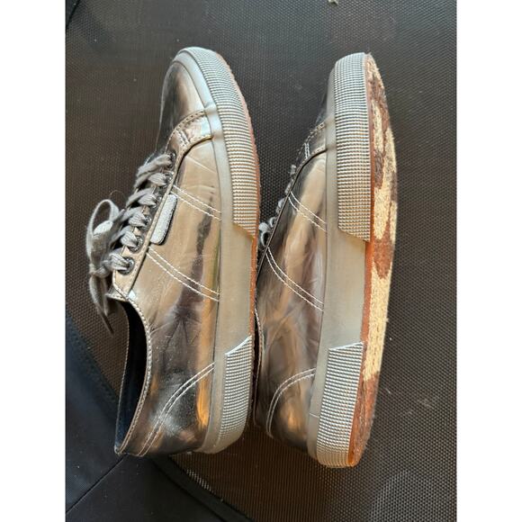 Gunmetal Women's Superga Sneakers, GUC - Picture 5 of 6